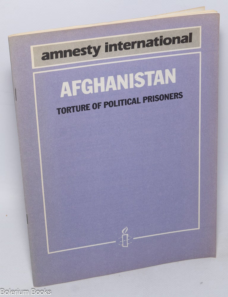 Cat.No: 321735 Afghanistan. Torture of Political Prisoners