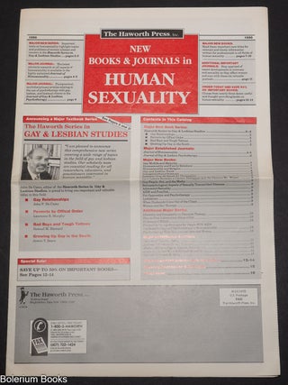 Cat.No: 321812 Haworth Press New Books & Journals in Human Sexuality catalog