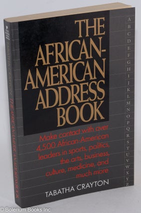 Cat.No: 32277 The African-American address book. Tabatha Crayton