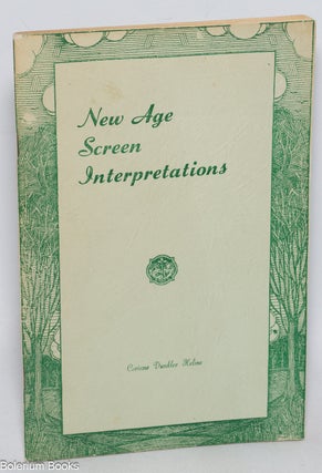 Cat.No: 322929 New Age Screen Interpretations. Corinne Dunklee Heline