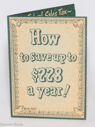 Cat.No: 323031 How to save up to $228 a year!