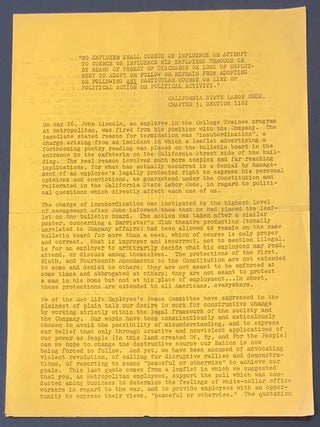 Cat.No: 323052 "No employer shall coerce or influence or attempt to coerce or...