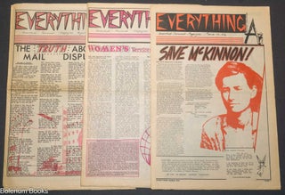 Cat.No: 323528 Everything; anarchist-feminist magazine [3 issues