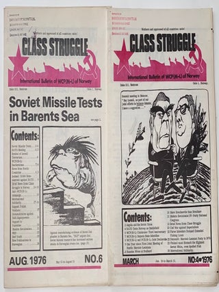Cat.No: 323817 Class Struggle: International bulletin of WCP(M-L) of Norway [two issues