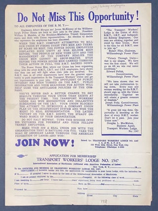 Cat.No: 323826 Do not miss this opportunity! [handbill
