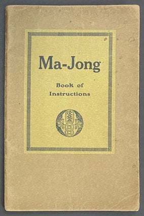 Cat.No: 323941 Ma-Jong: Book of instructions (interior title: "The Ancient Game of...