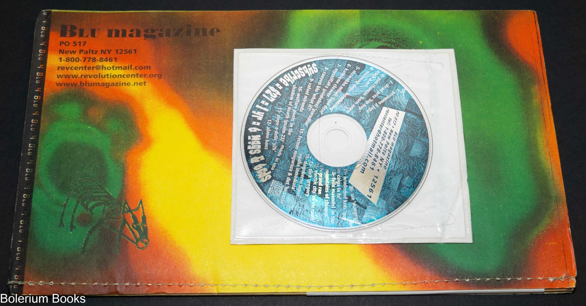 Blu magazine, number 4 Compilation CD Inside. Mumia Exclusive | Ruben Ayala