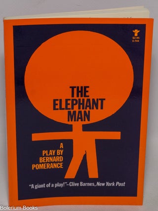 Cat.No: 324486 The Elephant Man: a play. Bernard Pomerance