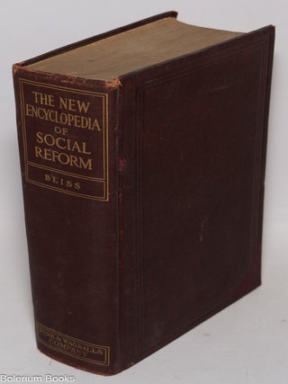 Cat.No: 324510 The New Encyclopedia of Social Reform; including all social-reform...