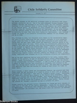 Cat.No: 324649 Chile Solidarity Committee: January 6, 1977