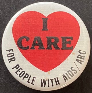 Cat.No: 324664 I Care for people with AIDS/ARC [pinback button