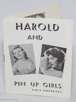 Cat.No: 324782 Harold and Pin Up Girls vous presente&hellip;