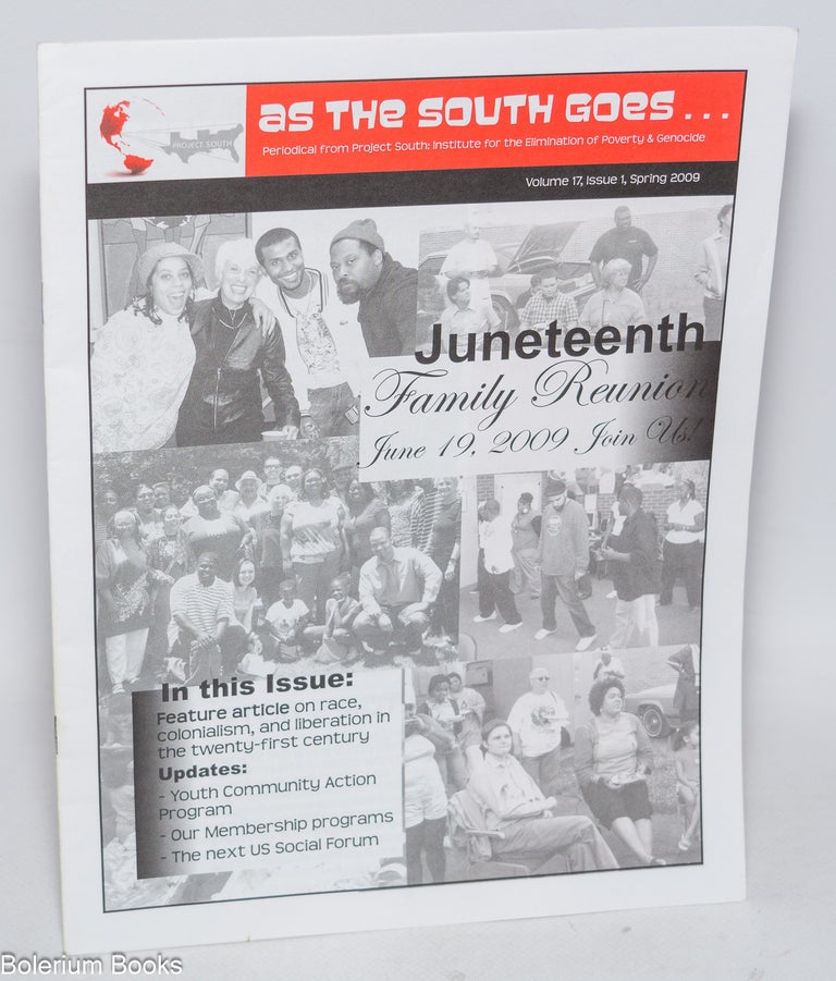 Cat.No: 324828 As the South goes... vol. 17, no. 1 (Spring 2009