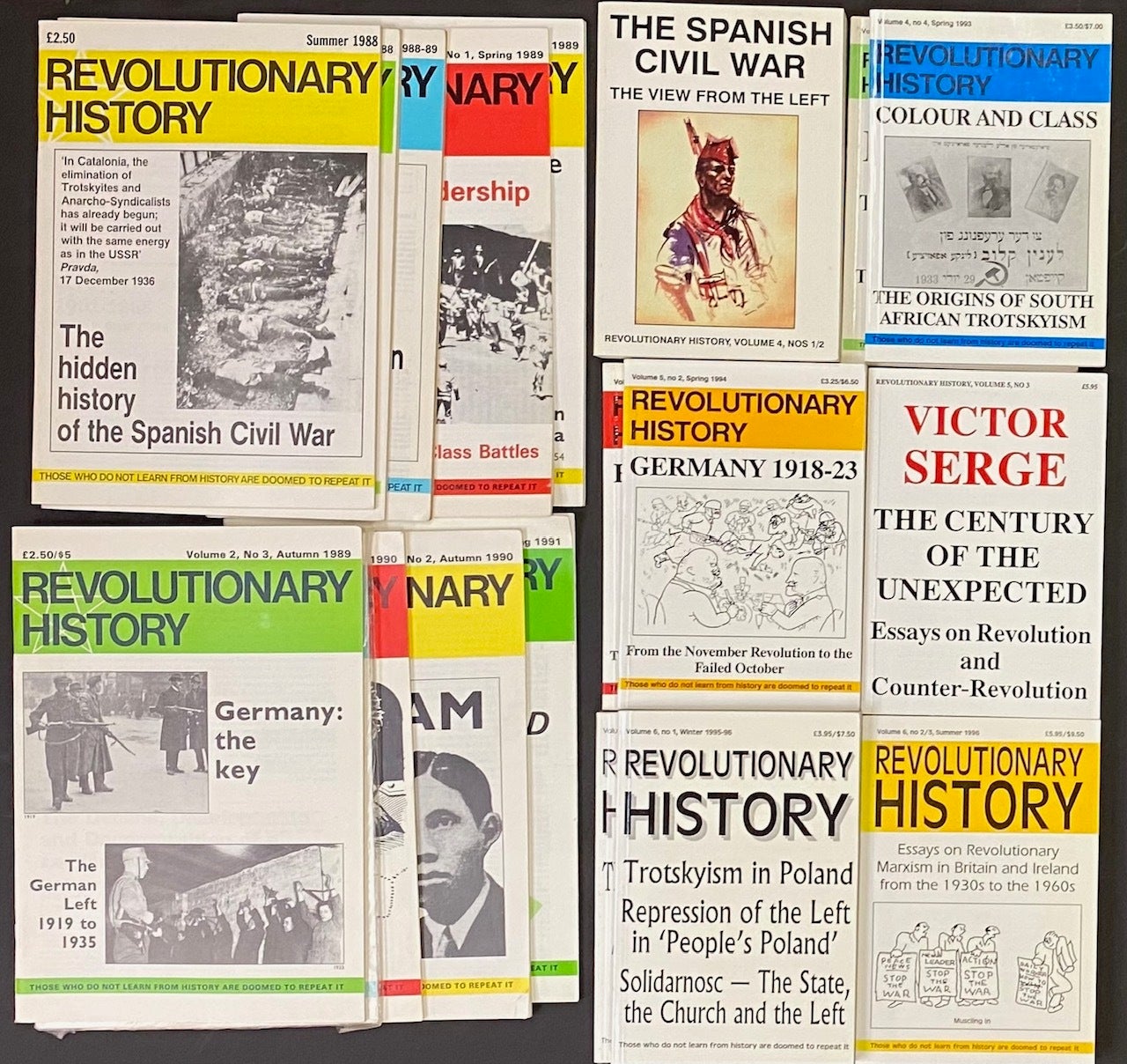 Revolutionary History 19 issues of the journal