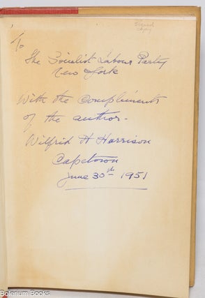 Memoirs of a socialist in South Africa, 1903-1947