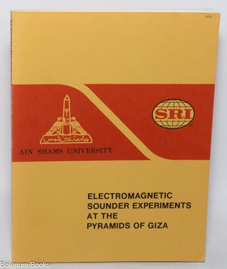 Cat.No: 325158 Electromagnetic Sounder Experiments at the Pyramids of Giza - By Joint...