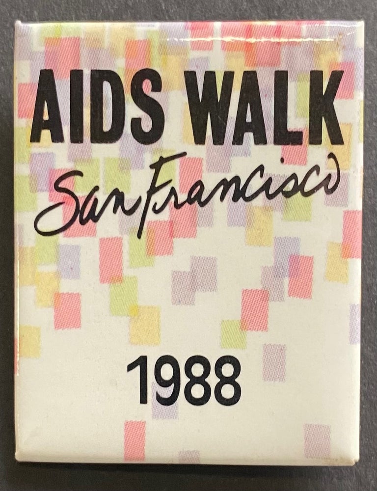 Cat.No: 325200 AIDS Walk San Francisco 1988 [pinback button]