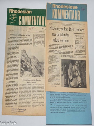 Cat.No: 325455 Rhodesiese kommentaar / Rhodesian Commentary [two issues