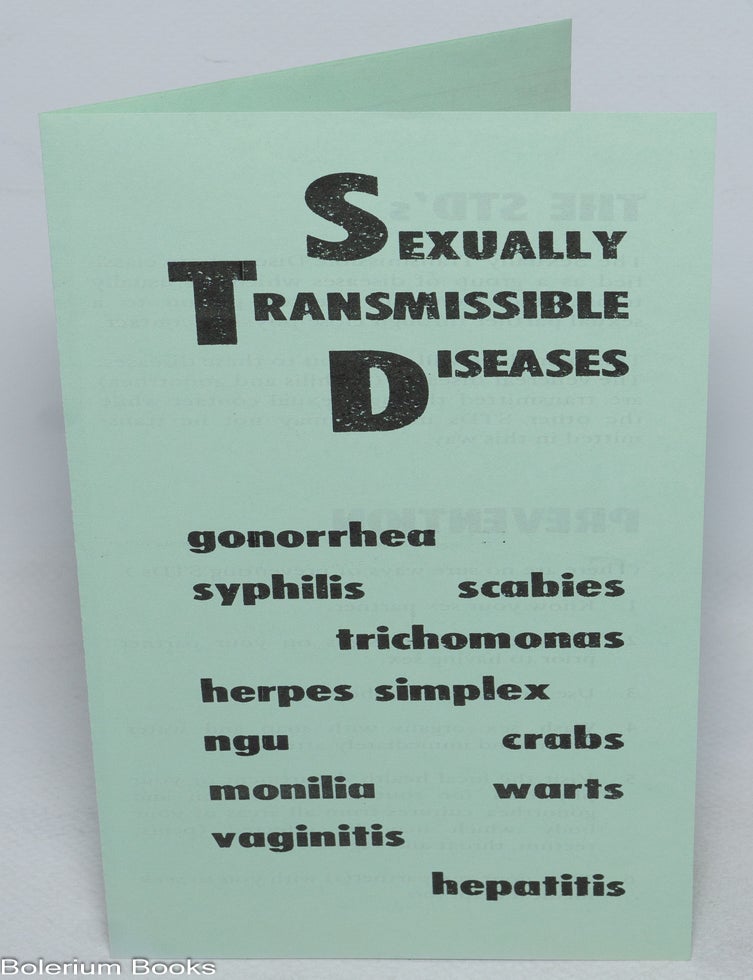 Cat.No: 325766 Sexually Transmissible Diseases [brochure]