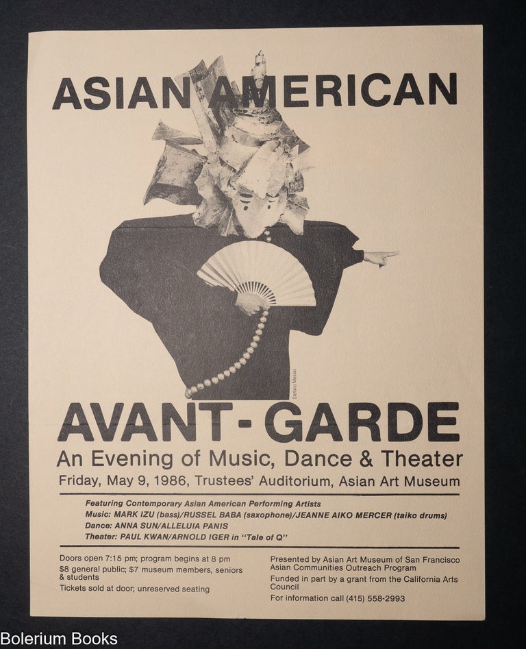 Cat.No: 325855 Asian American Avant-Garde. An evening of music, dance and theater