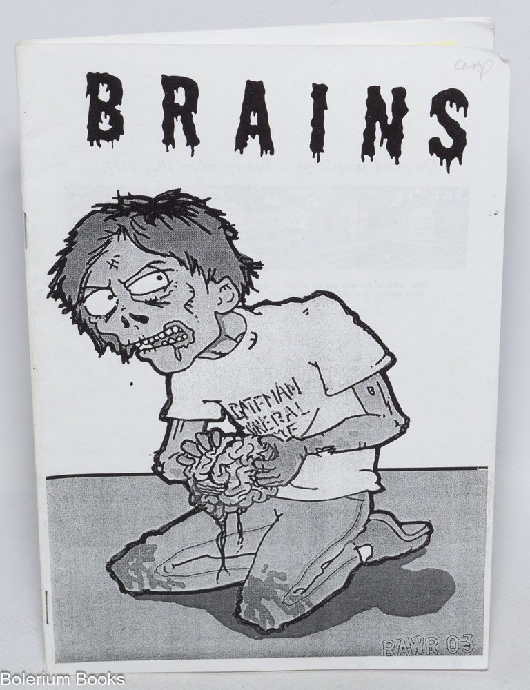 Cat.No: 325907 Brains, Vol. 1, July 2003. Jesse, Ryan, help from Mike et alia.