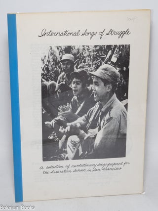 Cat.No: 326299 International Songs of Struggle; a collection of revolutionary songs...