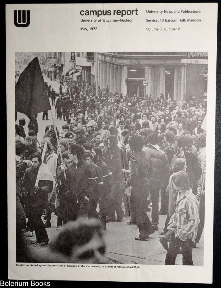 Cat.No: 326554 Campus report; University News and Publication, vol. 8, no. 2 (May 1972)
