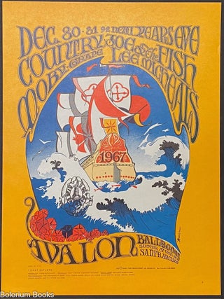 Cat.No: 326591 Dec. 30, 31, 9-2 New Year's Eve / Country Joe and the Fish, Moby Grape,...