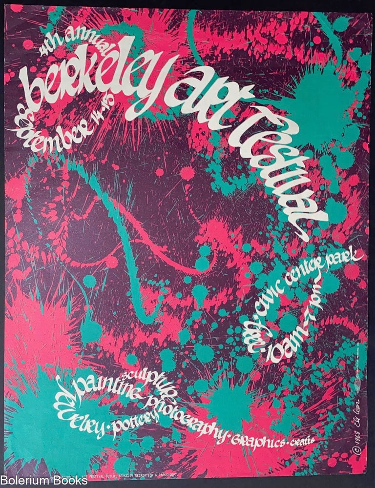 Cat.No: 326607 4th Annual Berkeley Art Festival [poster]