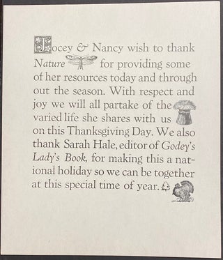 Cat.No: 326851 Jocey and Nancy wish to thank Nature for providing some of her resources...