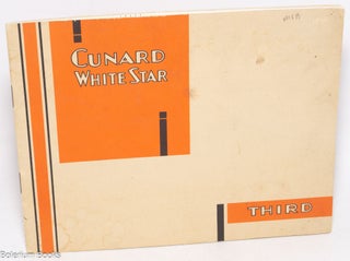 Cat.No: 327295 Cunard White Star. Third