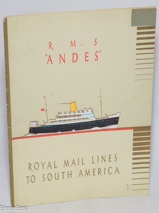 Cat.No: 327308 R.M.S. "Andes" Royal Mail Lines to South America