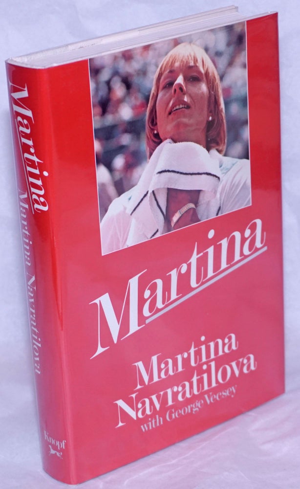 Cat.No: 32734 Martina. Martina Navratilova, George Vecsey.