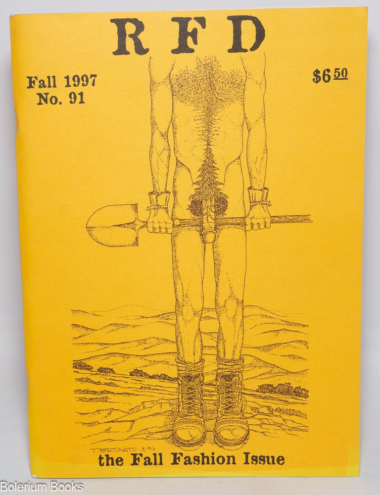 Cat.No: 327356 RFD: a country journal for gay men everywhere; #91, Fall, 1997 [vol. 24, #1] The Fall Fashion Issue