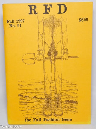 Cat.No: 327356 RFD: a country journal for gay men everywhere; #91, Fall, 1997 [vol. 24, ...