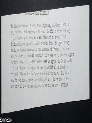 Cat.No: 327608 Communes- spread the feeling [handbill