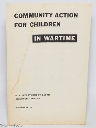 Cat.No: 327618 Community action for children in wartime
