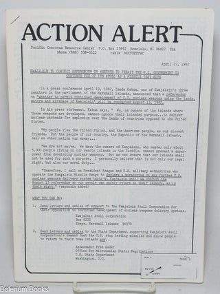 Cat.No: 327690 Action Alert. April 27, 1982