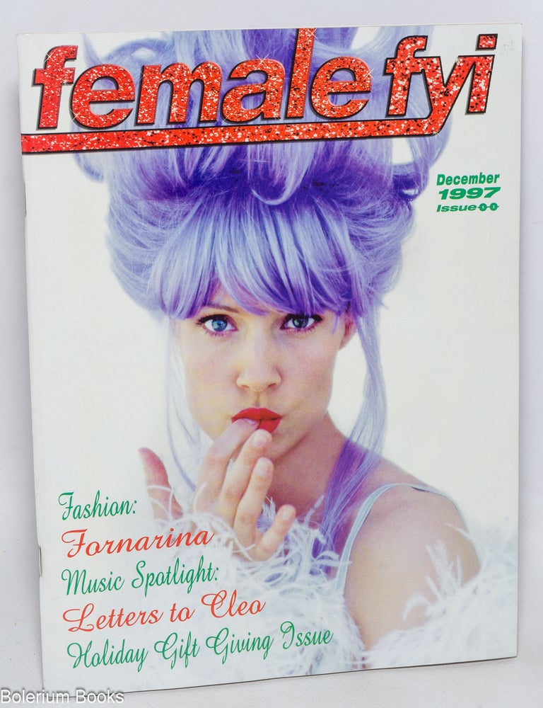 Cat.No: 327737 Female FYI: for women; issue #52, Dec. 1997; Fashion: Fornarina