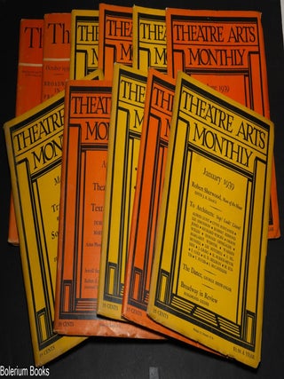 Cat.No: 328393 Theatre Arts Monthly: vol. 23, near complete run [11 issues]. Edith R....
