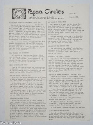 Cat.No: 328414 Pagan Circles, issue #6 (August 1981