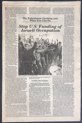 Cat.No: 328798 The Palestinian Uprising and What You Can do. Stop US Funding of Israeli...