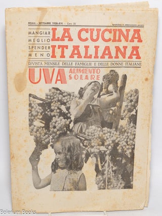 Cat.No: 328996 La cucina italiana. Rivista mensile delle famiglie e delle donne italiane....
