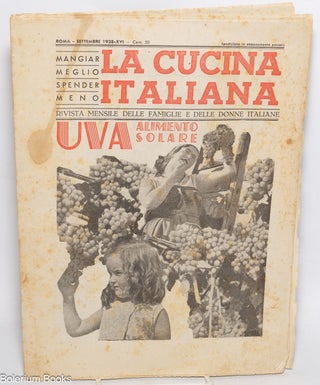 Cat.No: 328996 La cucina italiana. Rivista mensile delle famiglie e delle donne italiane....