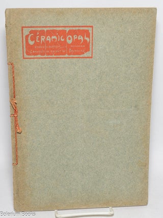 Cat.No: 329224 C&eacute;ramic Opal. Catalogue Rev&eacute;tements Muraux Br&eacute;vet&eacute;s