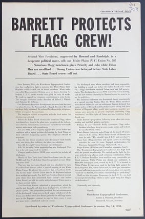 Cat.No: 329459 Barrett protects Flagg crew! [broadside