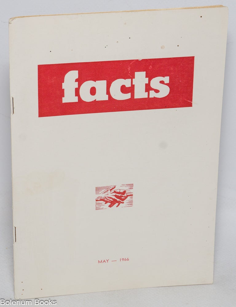 Cat.No: 329565 American-Soviet facts, May 1966. Richard Morford.