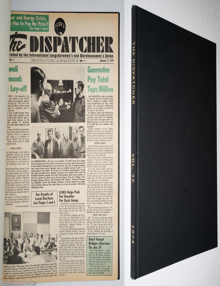 Cat.No: 329618 The Dispatcher, Vol. 32 [bound volume of all issues for 1974]