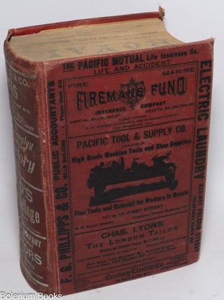Cat.No: 329727 Crocker-Langley San Francisco Directory for the year commencing May 1903,...