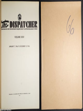 Cat.No: 329825 The Dispatcher, Vol. 24 [all issues for 1966